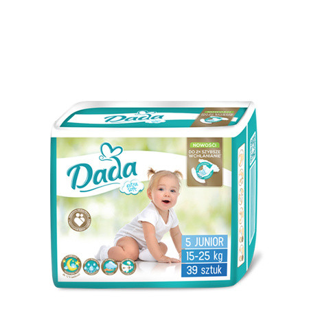 Детские подгузники DADA Extra Soft  JUNIOR (упак. 39 шт.) №5