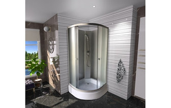 Душевая кабина Niagara NG-444WP-14 без крыши 90*90*200, фото 2