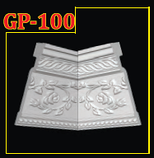 Потолочный плинтус GLANZEPOL GP100 (130*24*2000мм), фото 3