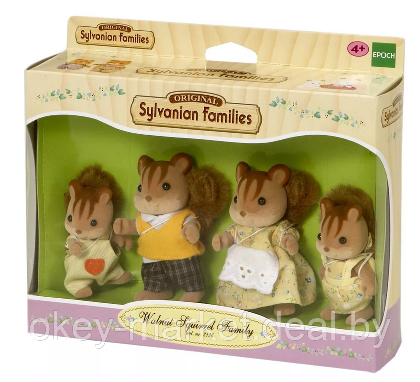 Набор Sylvanian Families "Семья Белок" 4172 - фото 6 - id-p142861262