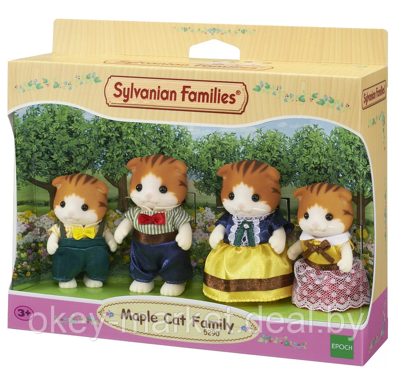 Набор Sylvanian Families "Семья Рыженьких котов" 5290 - фото 1 - id-p142861572