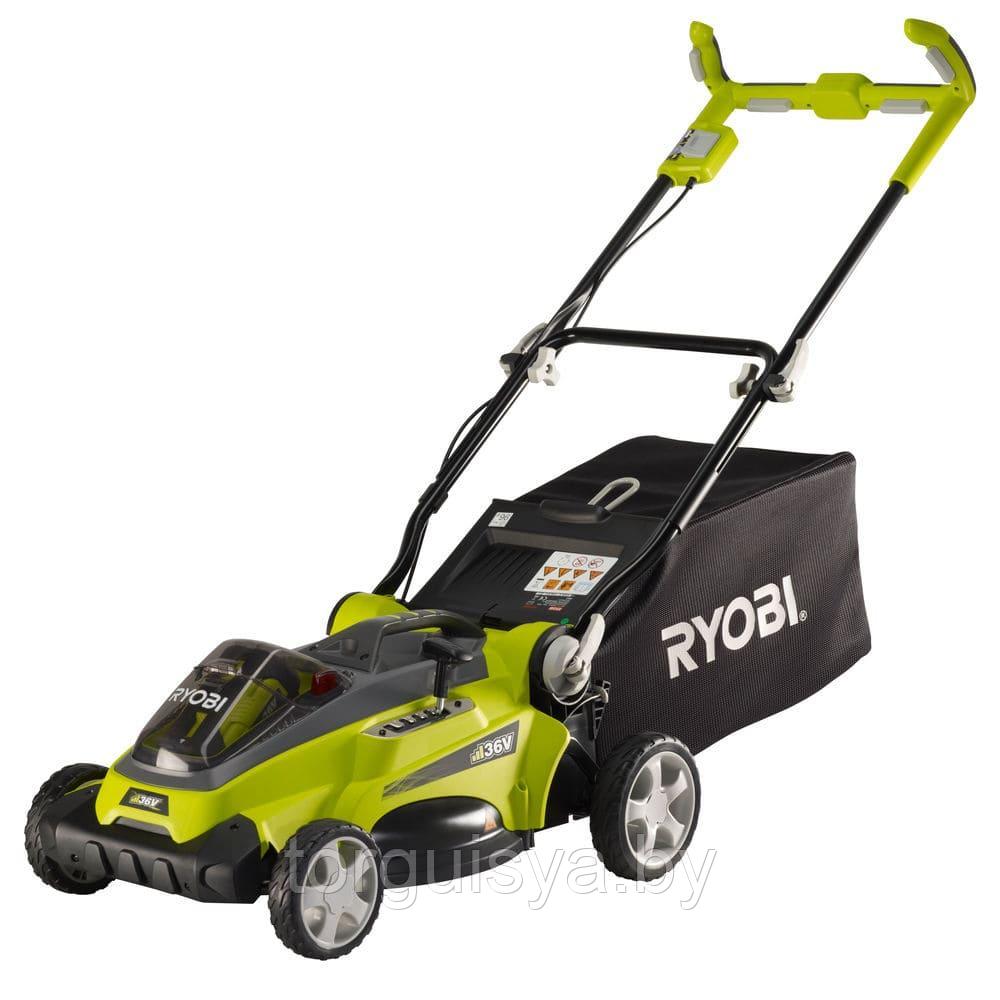 Газонокосилка аккумуляторная 4-х колесная Ryobi RLM 36 X 40 H - фото 1 - id-p142863146