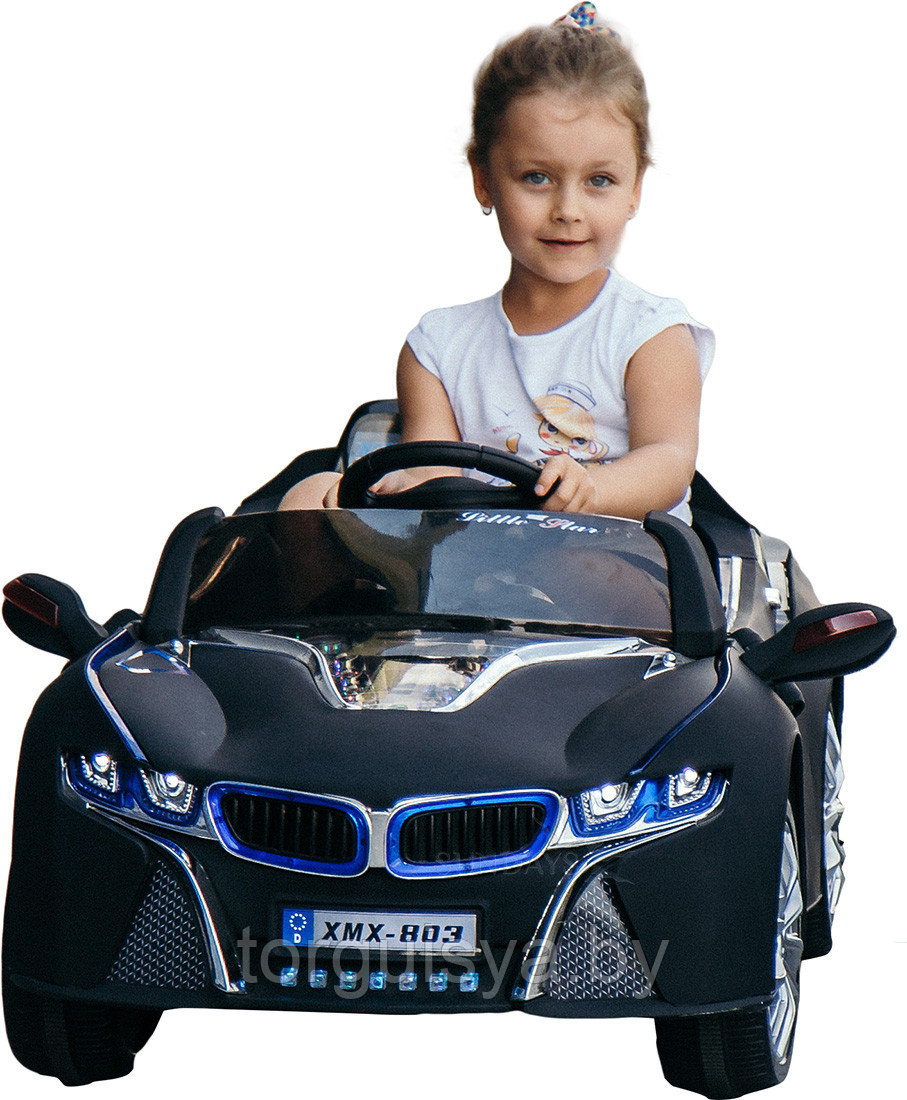 Детский электромобиль BMW i8 BJ803Р, цвет черный - фото 1 - id-p142871433
