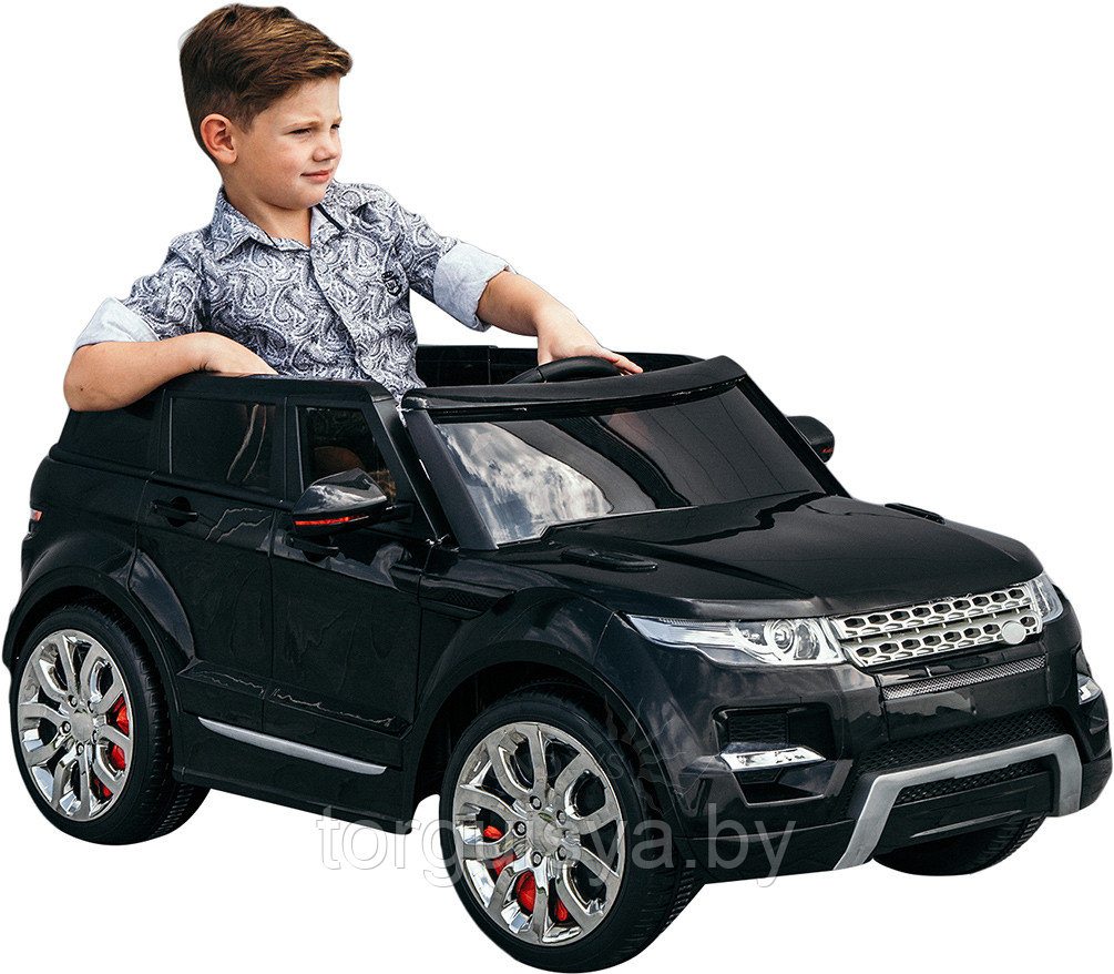 Детский электромобиль Range Rover Sport, цвет черный