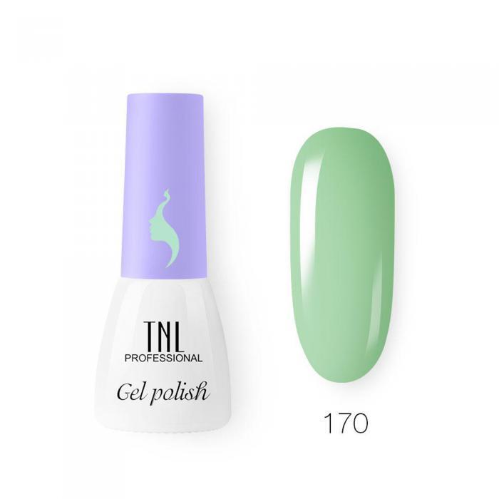 Гель-лак TNL 8 Чувств Mini №170 - светло-зеленый (3,5 мл.)