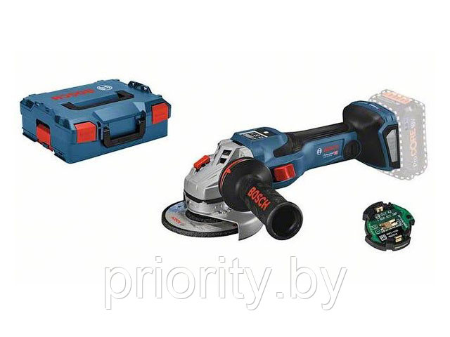 Аккум. углошлифмашина BOSCH GWS 18V-15 SC L-BOXX (18.0 В, БЕЗ АККУМУЛЯТОРА, диск 125х22.0 мм) - фото 1 - id-p138204537