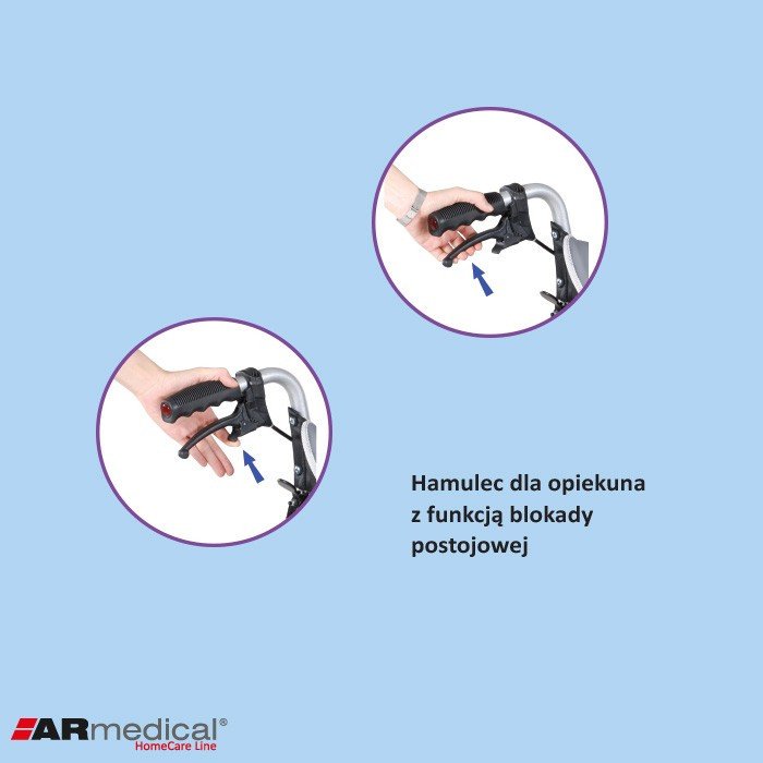 Инвалидное кресло-коляска ARmedical AR300 ERGONOMIC - фото 2 - id-p67868969