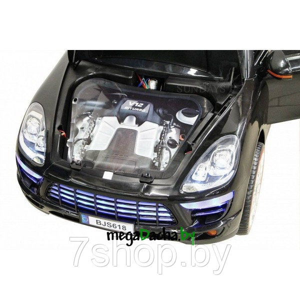 Детский электромобиль Sundays Porsche Macan BJS618, цвет черный - фото 3 - id-p6277110