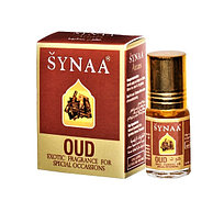 Индийские масляные духи Synaa Oud (Агаровое Дерево), 3мл – древесно-сладкий аромат