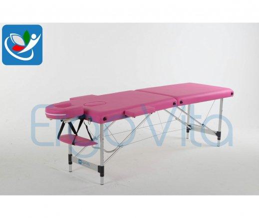Складной массажный стол ErgoVita Classic Alu (розовый) - фото 2 - id-p82877216
