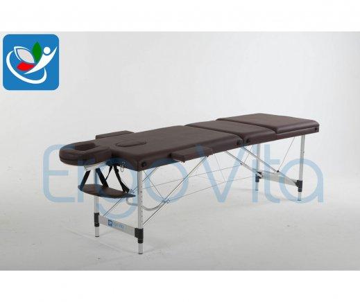 Складной массажный стол ErgoVita Classic Alu Plus (коричневый) - фото 3 - id-p82877133