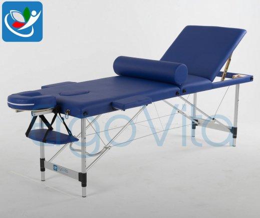 Складной массажный стол ErgoVita Classic Alu Plus (синий)