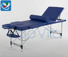 Складной массажный стол ErgoVita Classic Alu Plus (синий)