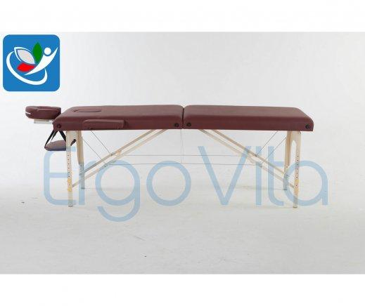 Складной массажный стол ErgoVita Master Alu (бордовый) - фото 3 - id-p82877220