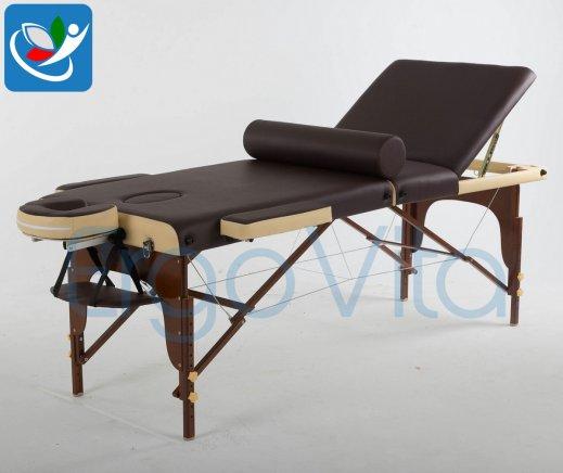 Складной массажный стол ErgoVita Master Comfort Plus (коричневый+бежевый) - фото 1 - id-p87545882