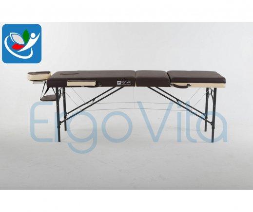 Складной массажный стол ErgoVita Master Alu Plus (коричневый+кремовый) - фото 4 - id-p87545884