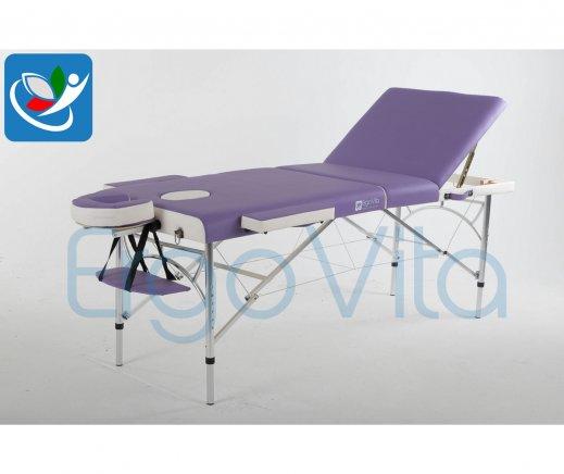Складной массажный стол ErgoVita Master Alu Comfort Plus (сиреневый+белый) - фото 2 - id-p82877138