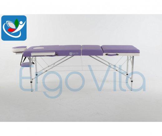 Складной массажный стол ErgoVita Master Alu Comfort Plus (сиреневый+белый) - фото 4 - id-p82877138