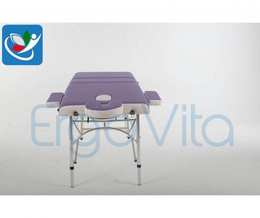 Складной массажный стол ErgoVita Master Alu Comfort Plus (сиреневый+белый) - фото 5 - id-p82877138