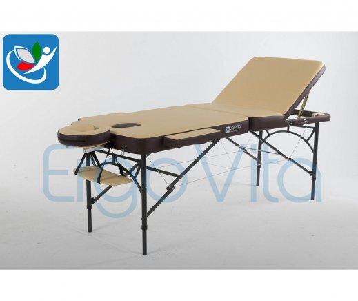 Складной массажный стол ErgoVita Master Alu Comfort Plus (бежевый+коричневый) - фото 2 - id-p82877139
