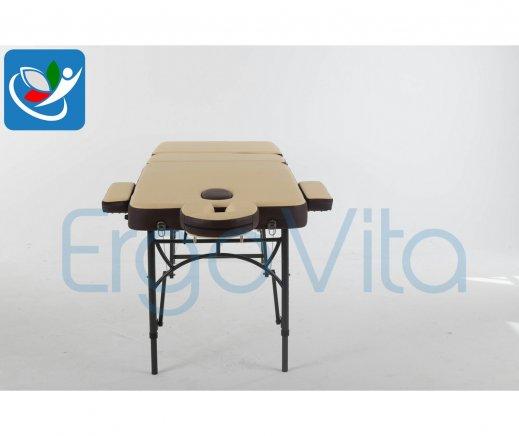 Складной массажный стол ErgoVita Master Alu Comfort Plus (бежевый+коричневый) - фото 5 - id-p82877139