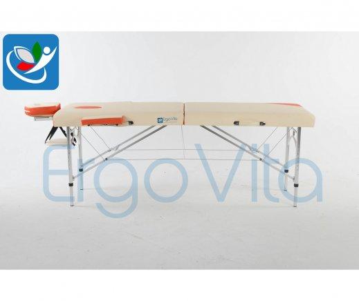 Складной массажный стол ErgoVita Master Alu (кремовый+оранжевый) - фото 3 - id-p82877228