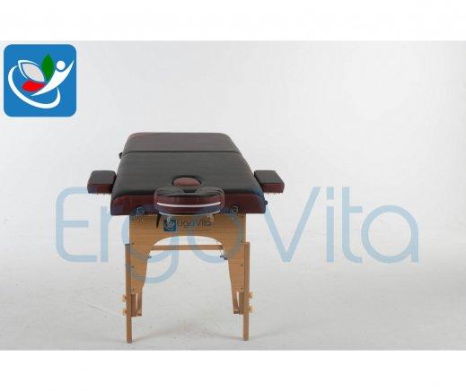 Складной массажный стол ErgoVita Master (черный+бордовый) - фото 4 - id-p82877144