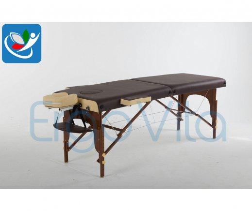 Складной массажный стол ErgoVita Master (коричневый+бежевый) - фото 2 - id-p82877229