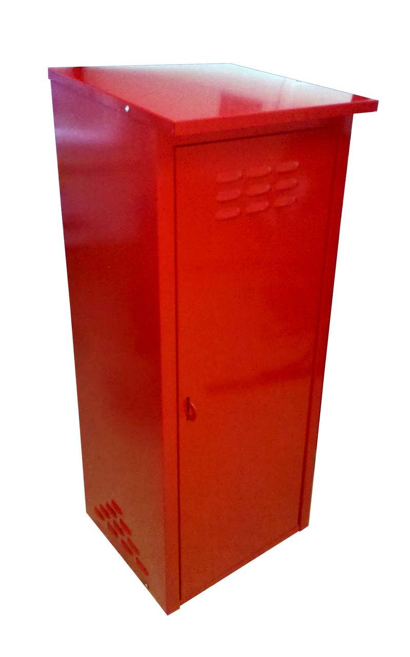 Шкаф для 1 газового баллона 50л красный - фото 1 - id-p82877020