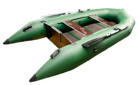 Надувная лодка Helios Гелиос-30МК(зеленая)