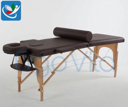 Складной массажный стол ErgoVita Classic (коричневый) - фото 1 - id-p82877208