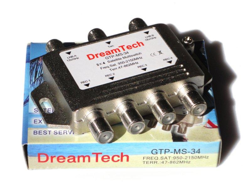 Мультисвич 3/4 Dreamtech GTP-MS-34