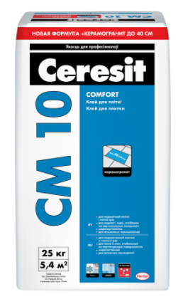 Клей для плитки Ceresit СМ 10 "COMFORT", 25 кг. - фото 1 - id-p82408383