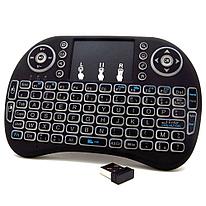 Беспроводная мини-клавиатура с тачпадом, подсветка, английская клавиатура
