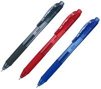 Ручка-роллер автоматическая "EnerGel-X", КРАСНАЯ, 0,5мм, Pentel