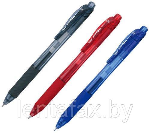 Ручка-роллер автоматическая "EnerGel-X", КРАСНАЯ, 0,5мм, Pentel - фото 1 - id-p142953628
