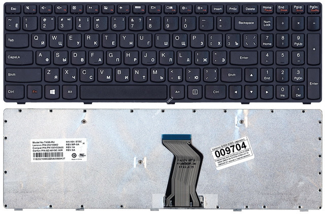 Клавиатура для ноутбука серий Lenovo G500