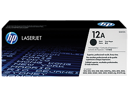 Картридж HP 12A черный LaserJet тонер-картридж