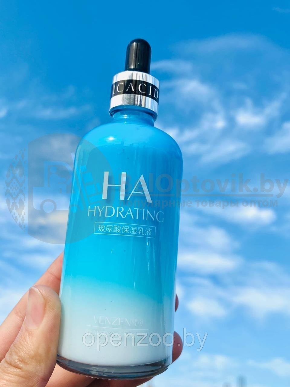 Сыворотка для лица Hydrating от VENZEN антивозрастная омолаживающая с гиалуроновой кислотой, 100 ml - фото 4 - id-p117612287