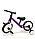 Беговел - велосипед с педалями и боковыми колёсами 2 в 1, Delanit, TF-01, фото 6