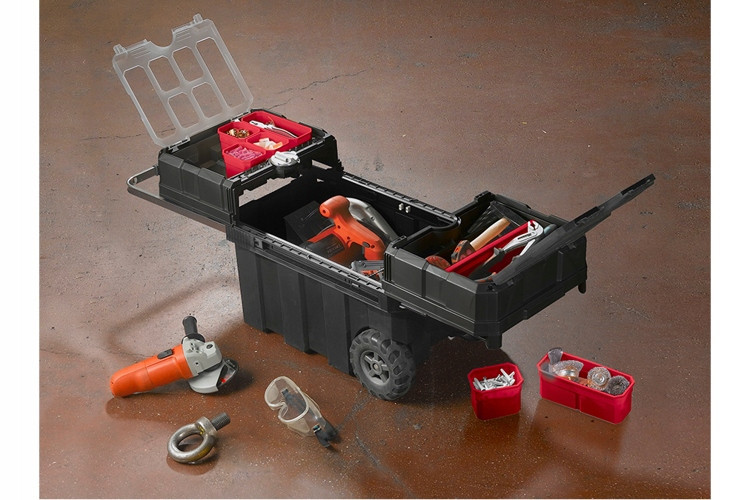 Ящик для инструментов на колесах MASTERLOADER Cart (Мастерлоадер), черный - фото 4 - id-p99720798