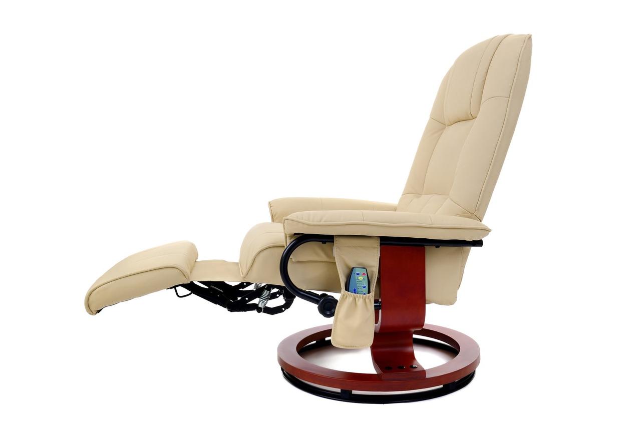 Кресло вибромассажное Calviano с подъемным пуфом и подогревом Funfit 2160 - фото 7 - id-p143073079
