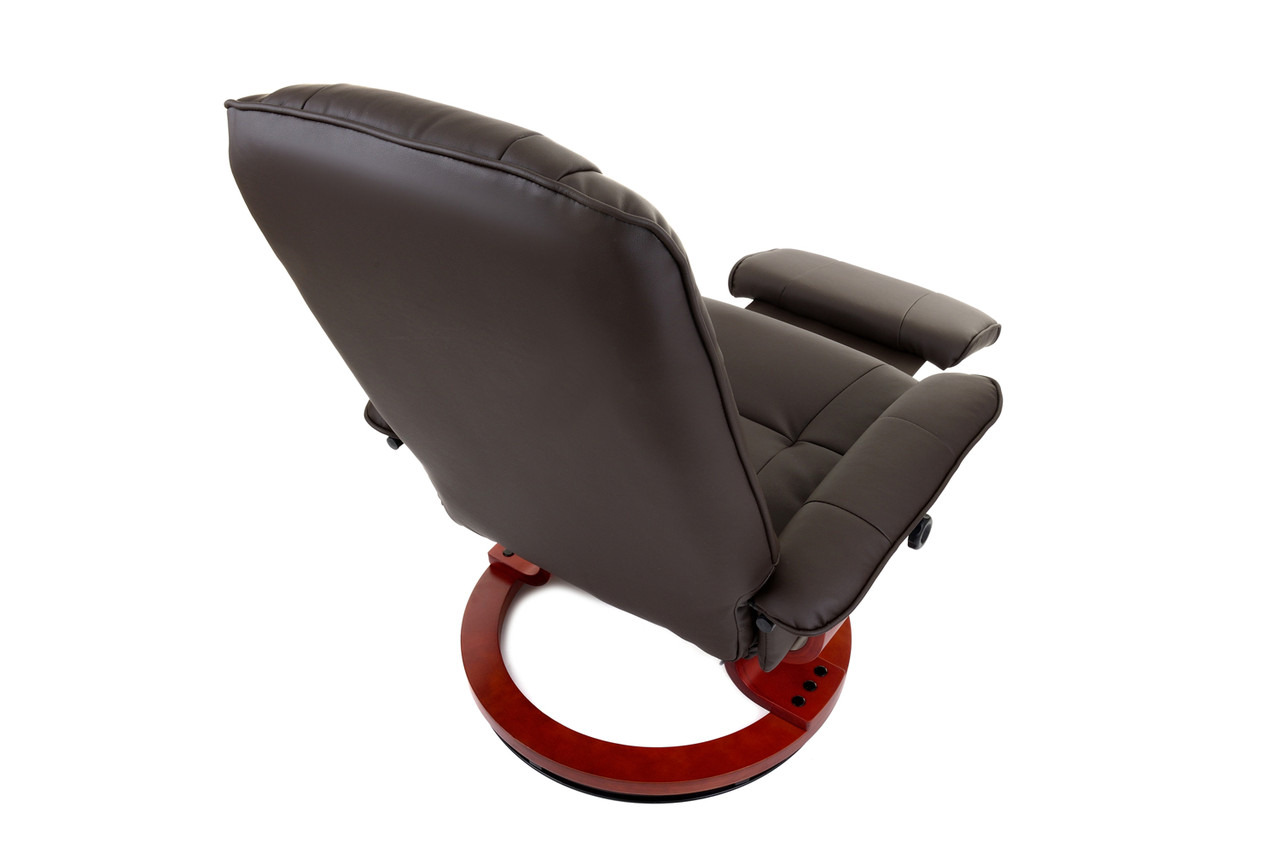 Кресло вибромассажное Calviano с подъемным пуфом и подогревом Funfit 2159 - фото 2 - id-p143073369