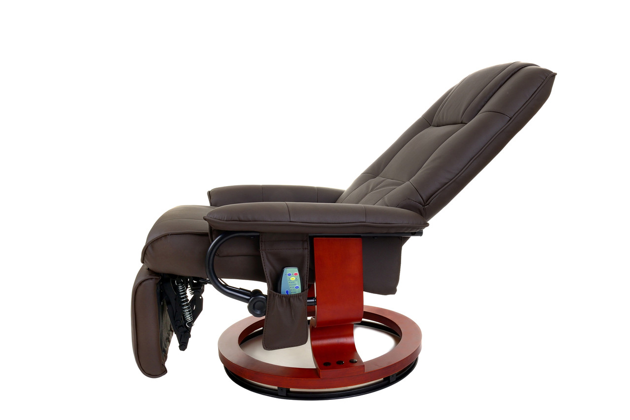 Кресло вибромассажное Calviano с подъемным пуфом и подогревом Funfit 2159 - фото 6 - id-p143073369