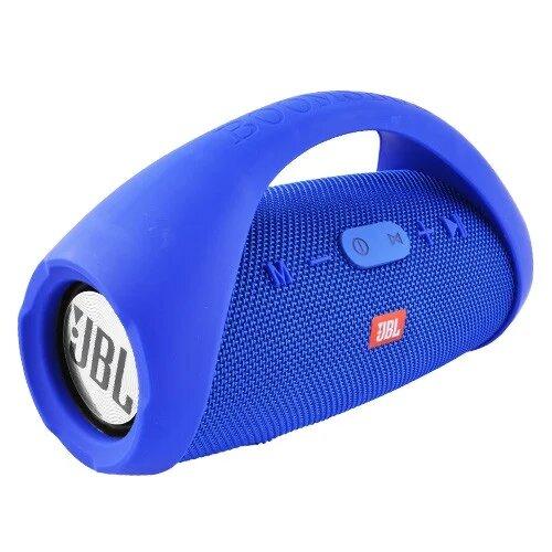 Портативная колонка JBL Boombox mini E10 (реплика) синяя