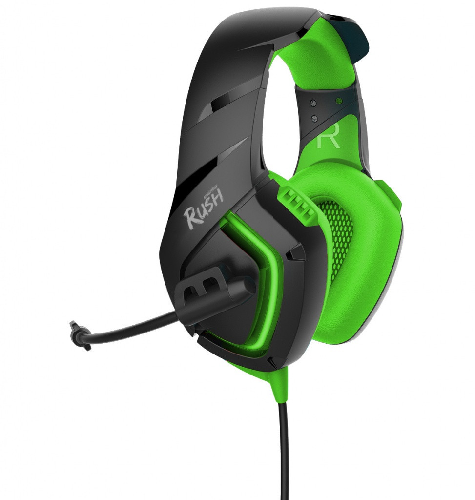 Игровая гарнитура SmartBuy RUSH SKYTHE зеленая (SBHG-8600)