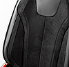 Каркасные 3D накидки на передние сиденья "Car Performance", 2 шт., экокожа/алькантара, фото 7