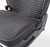 Каркасные накидки на передние сиденья "Car Performance", 2 шт., fiberflax CUS-2022 BK/BE, фото 3