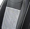 Каркасные накидки на передние сиденья "Car Performance", 2 шт., fiberflax CUS-2062 BK/GY, фото 5