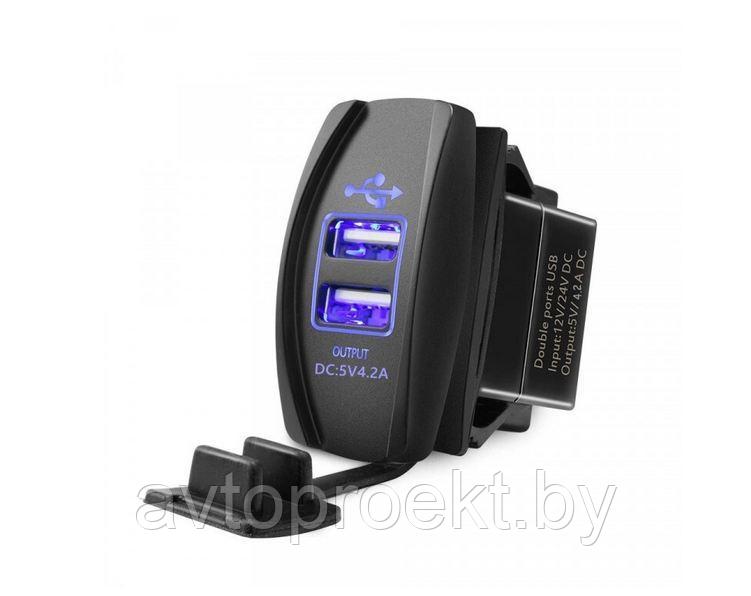 Разъем Usb в авто (врезные) 12V-24V 2USB GH-DS13